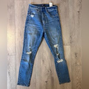 Abercrombie Simone high rise ankle jeans